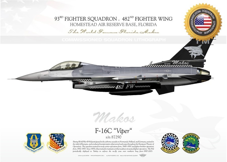F-16C 93rd FS "Makos" JP-1049