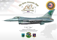F-16C+ “Viper“ Vermont ANG JP-1365B