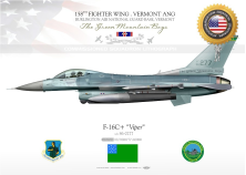 F-16C+ “Viper“ Vermont ANG JP-1368