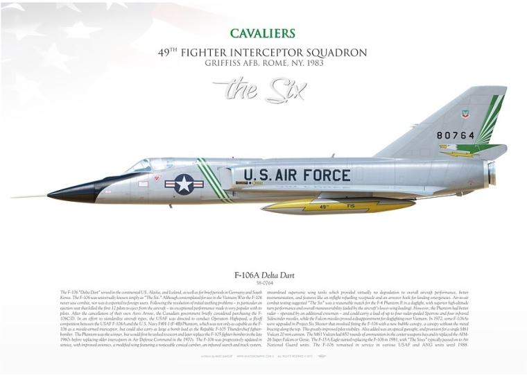 F-106A 94th FIS "CAVALIERS" MB-145