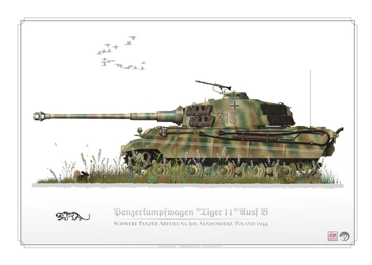 Panzerkampfwagen "Tiger II" Ausf B 1944 KP-016