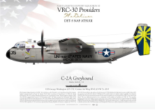 C-2A Greyhound VRC-30 "Providers" DET-50 JP-1974