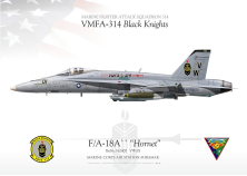 F/A-18A “Hornet” VMFA-314 "Black Knights" JP-1738