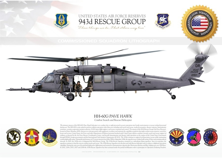 HH-60G "PAVE HAWK" 943 RG AFRC JP-1055