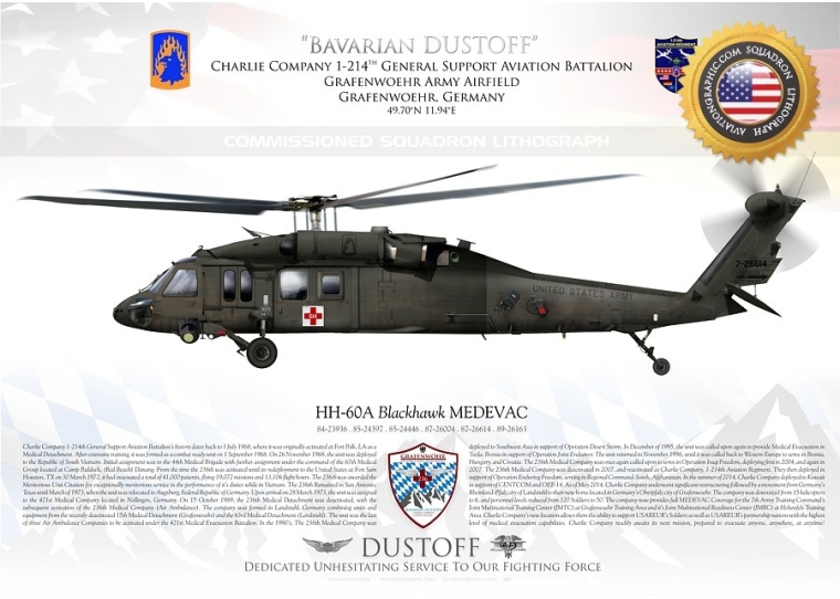 HH-60A "Blackhawk" 1-214th Dustoff JP-2767