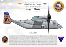 MV-22B "Osprey" VMM-268 "Red Dragons" JP-3180