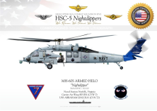 MH-60S "Armed Helo / Canvas" HSC-5 "Nightdippers" JP-1581
