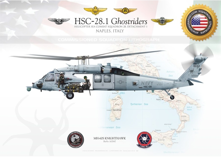 MH-60S ARMED HELO HSC-28 JP-3087E