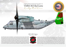MV-22B "Osprey" VMM-363 "Red Lions" JP-1886