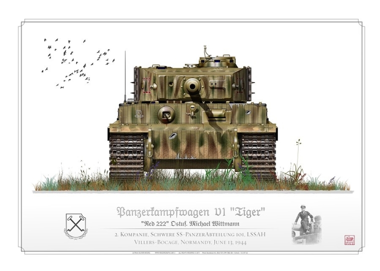 Panzerkampfwagen VI "Tiger" "Red 222" OM-05