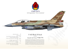 F-16D "Barak" 666 ✡ IAF 105 Tayeset LW-22