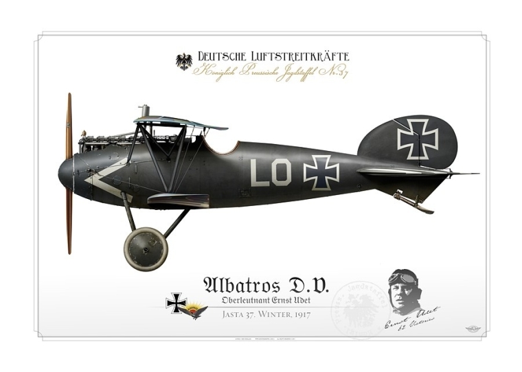 Albatros D.V. Ernst Udet 1917 BH-03