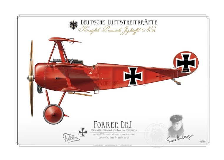 Fokker DR.I 425 Richthofen 1918 JV-03