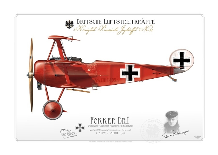 Fokker DR.I 425 Richthofen 1918 JV-04