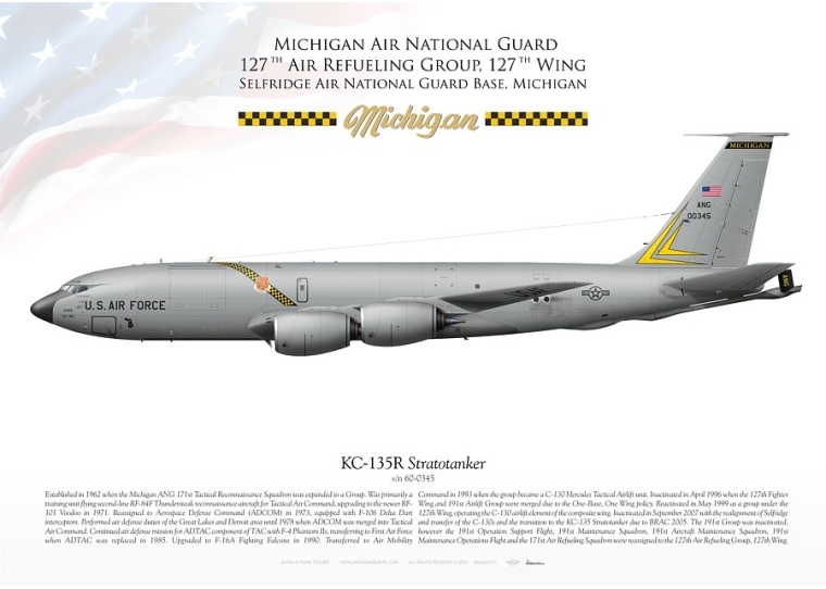 KC-135R "Stratotanker" Michigan ANG FF-34