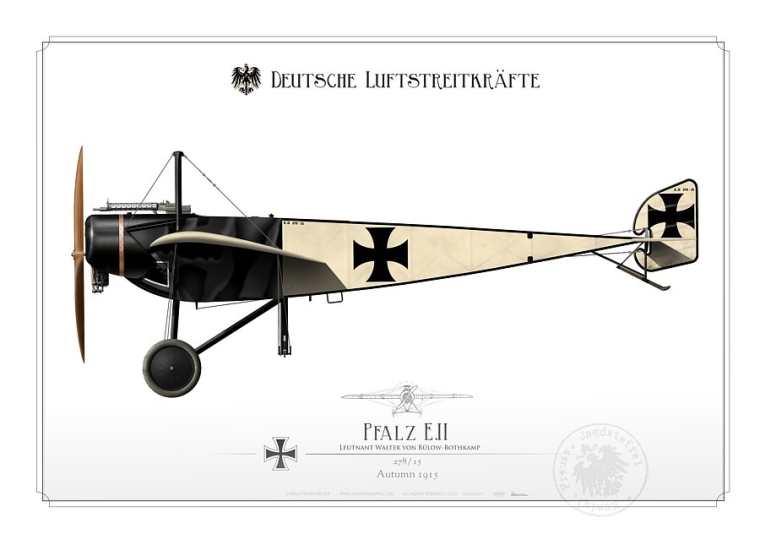 Pfalz E.II 278/15 Deutsche Luftstreitkräfte FF-43