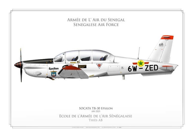 SOCATA TB-30 Senegal AF FF-51