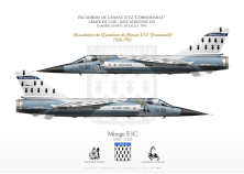 F.1C disbandment of Squadron 3/12 "Cornouaille" FF-133