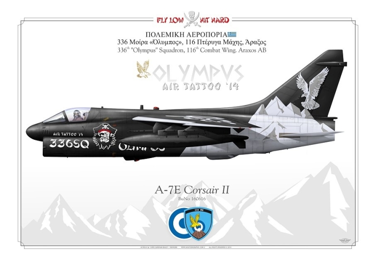 A-7E "Corsair II" 70th Anniversary "Olympus" HAF IK-81C