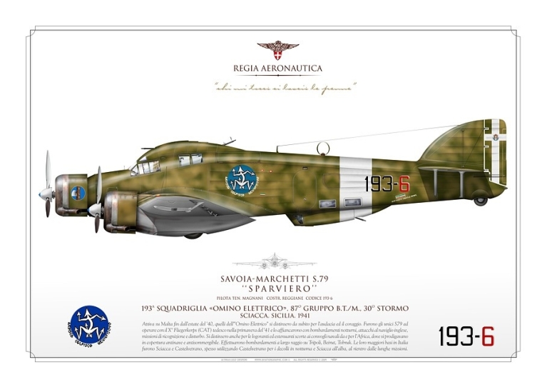 SM.79 "Sparviero” 193-6 JP-928