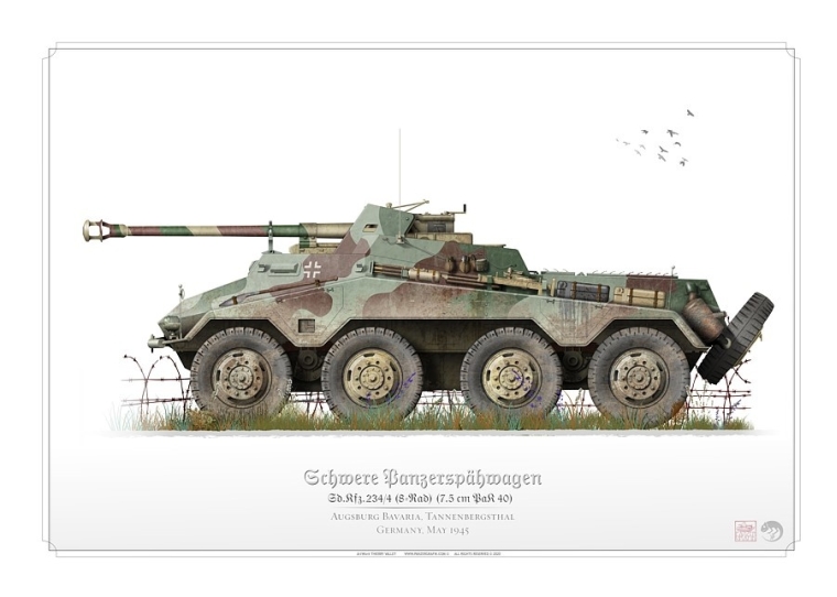 Schwere Panzerspähwagen Sd.Kfz. 234/4 KP-059