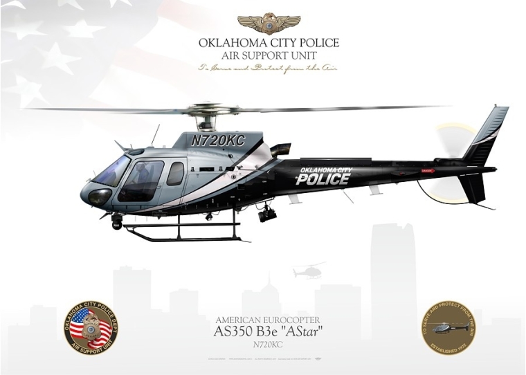 AS350B3e "AStar" OKLAHOMA CITY POLICE JP-2470