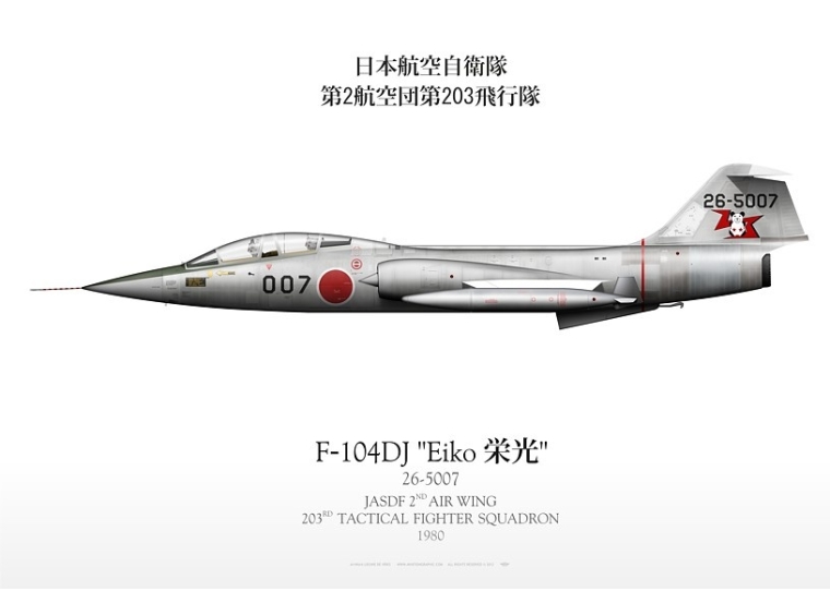 F-104DJ "Eiko 栄光" 621 JASDF LW-117