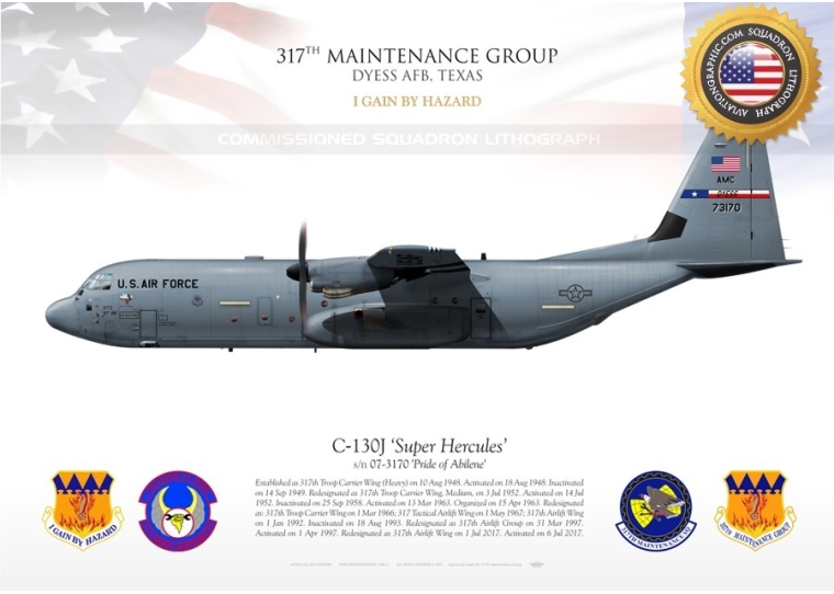 C-130J 317MX DYESS AFB  JP-4418