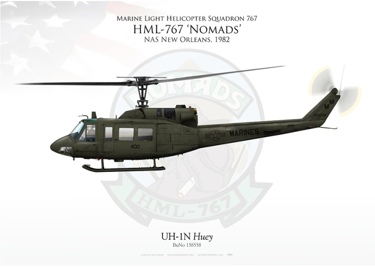 UH-1N HML-767 1982 JP-4371
