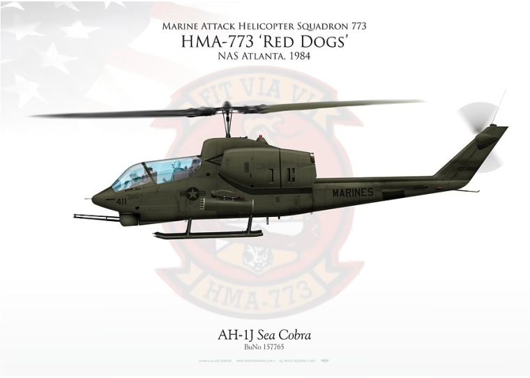 AH-1J HMA-773 1984 JP-4370