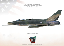 F-100D "Super Sabre" 615 TFS MB-165