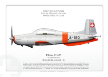 Pilatus P-3 A-810 Swiss LW-169