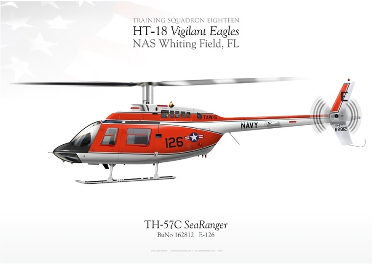 TH-57C "SeaRanger" HT-18 "Vigilant Eagles" JP-3815