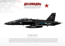 F/A-18B TOPGUN Black JP-1144