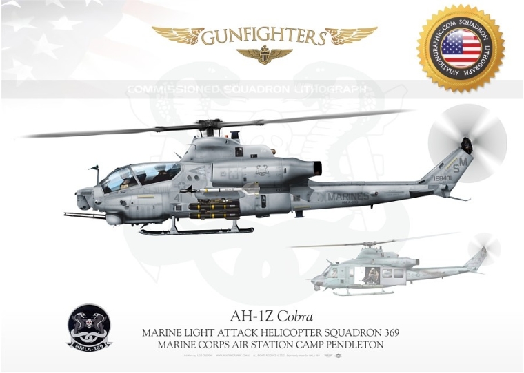 AH-1Z "Viper/Cobra" HMLA-369 "Gunfighters" JP-1579