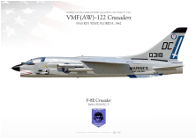 F-8E "Crusader" VMFA-212 MB-130
