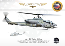 AH-1W "Cobra" 21 HMLA-369 "GUNFIGHTERS" USMC JP-1064C