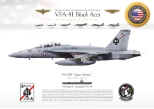 F/A-18F VFA-41 "Black Aces"...
