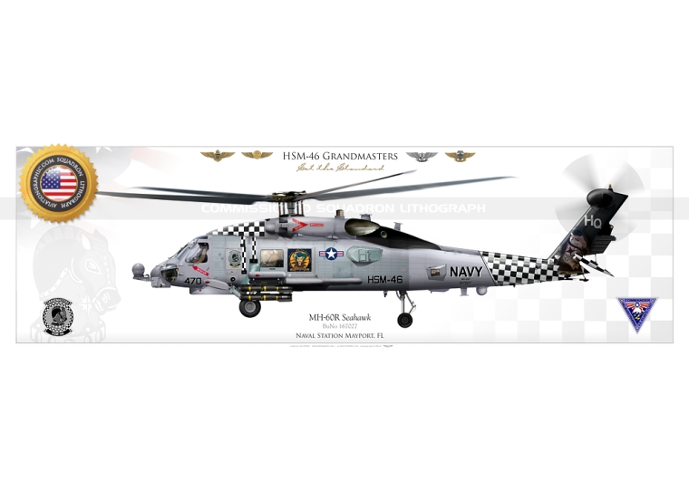 MH-60R "Seahwak" HSM-46 "Grandmasters" JP-1634P