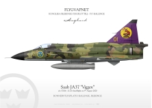 Saab JA37 "Viggen" F21-01...