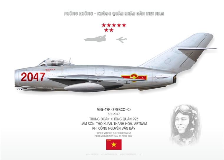 MiG-17F Nguyễn Văn Bảy Vietnam JP-5065