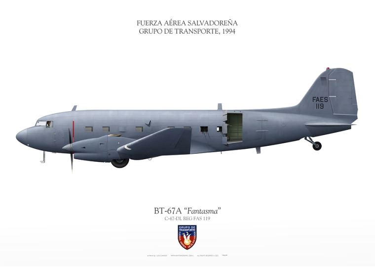 BT-67A “Fantasma” FAS 119 LC-37B