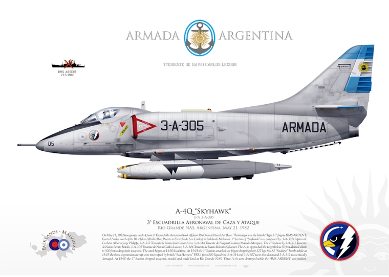 A-4Q "Skyhawk II" 3-A-305 Armada Argentina JP-368
